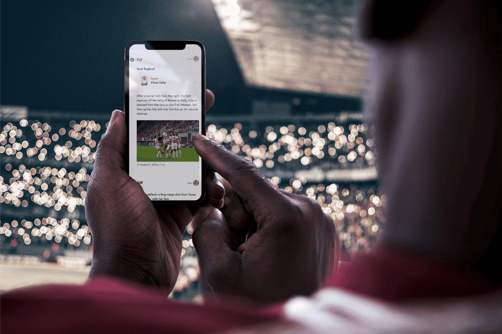 Smaller Sports Ticker Mockup