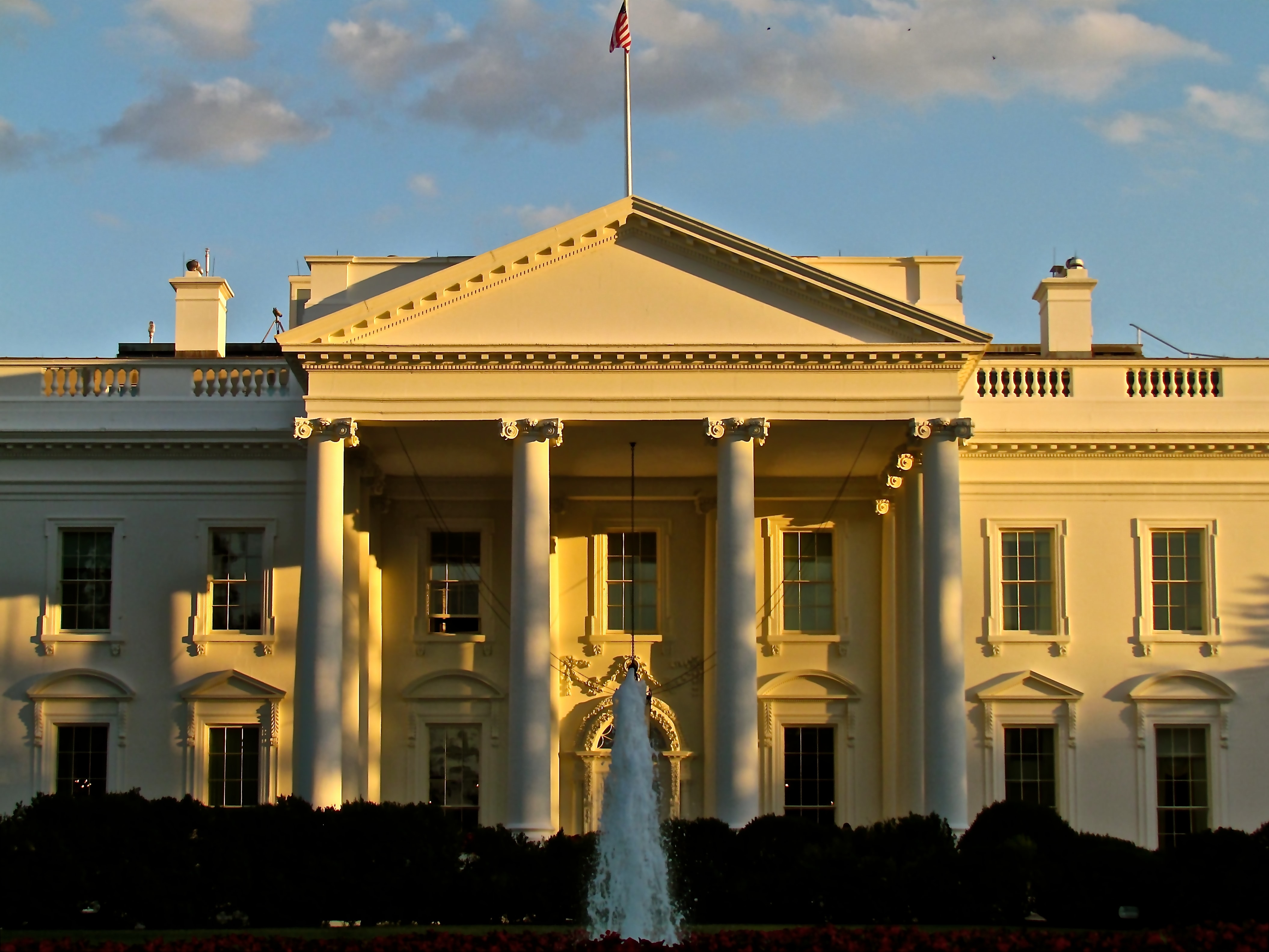 The White House at Sunset